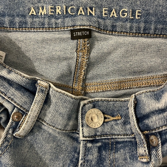 AE High Rise Stretch Ripped Jeans - Picture 2 of 4